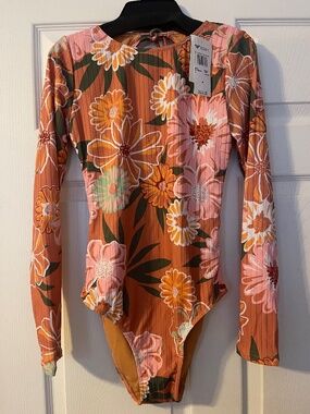 Womens Pt Rib Roxy Love Onesie Rashguard